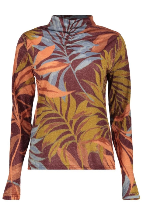 Geisha oranje dames t-shirt | Vooraanzicht