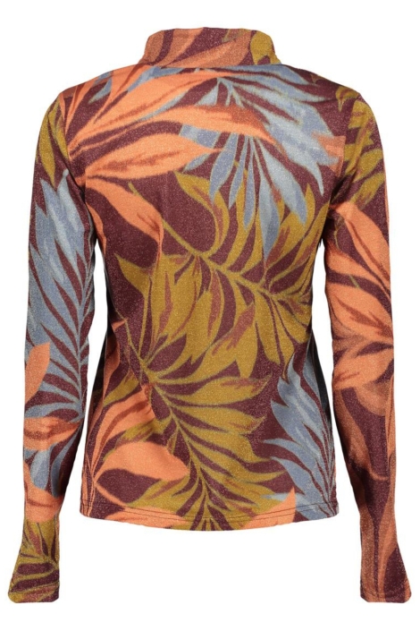 Geisha oranje dames t-shirt | Achteraanzicht