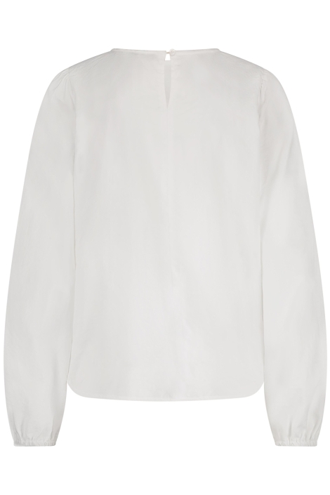Red Button witte dames blouse | Achteraanzicht