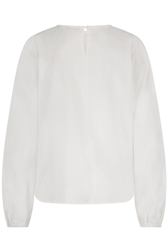 Red Button witte dames blouse | Achteraanzicht