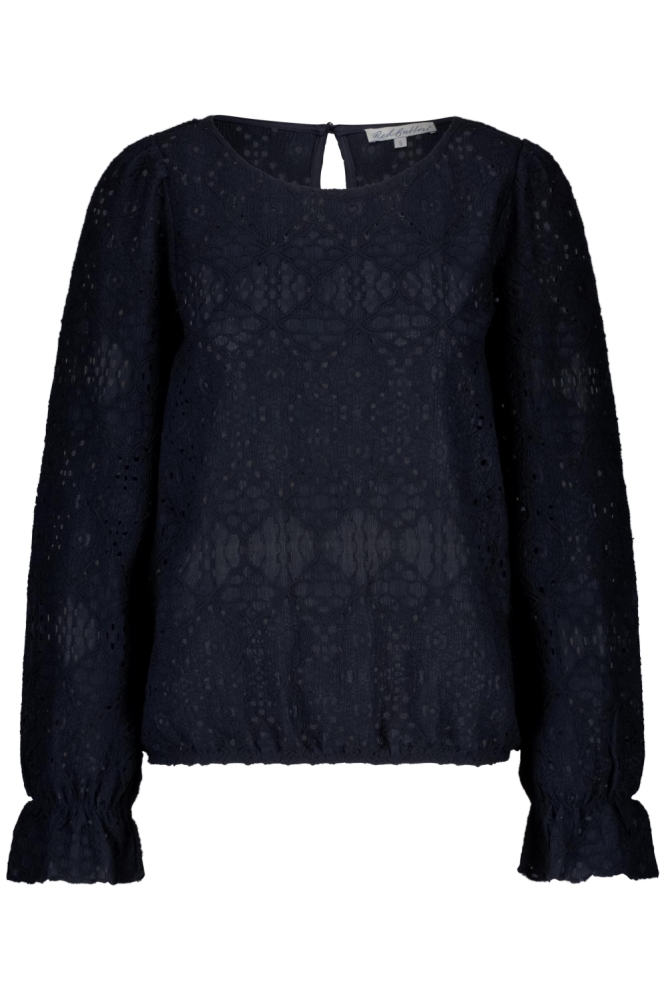 Red Button blauwe dames t-shirt | Vooraanzicht