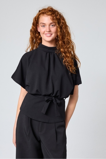 SisterS point Blouse GIRL TOP6 18806 Black