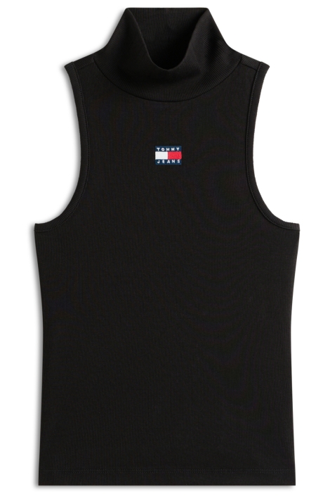 Tommy Jeans zwarte dames top | Vooraanzicht