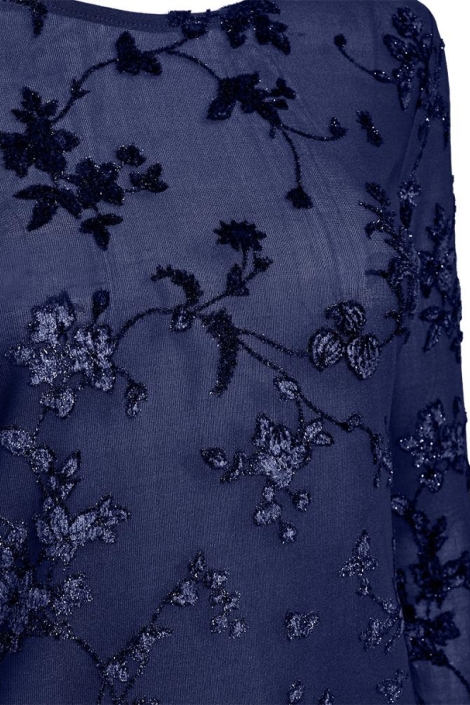 Freequent blauwe dames t-shirt | Kleurstaal