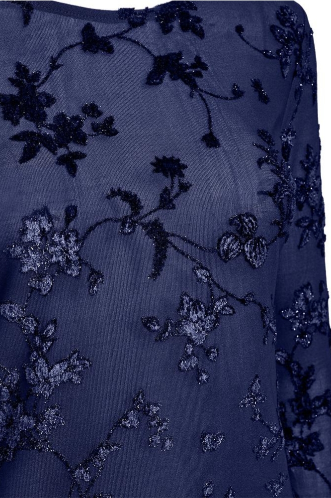 Freequent blauwe dames t-shirt | Kleurstaal