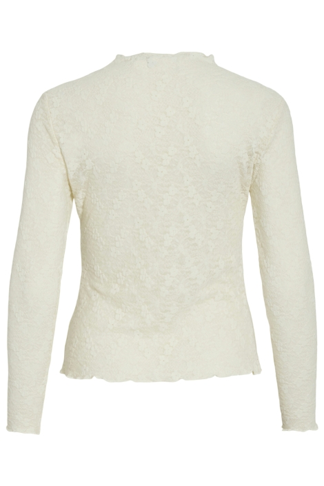 Vila beige dames t-shirt | Achteraanzicht