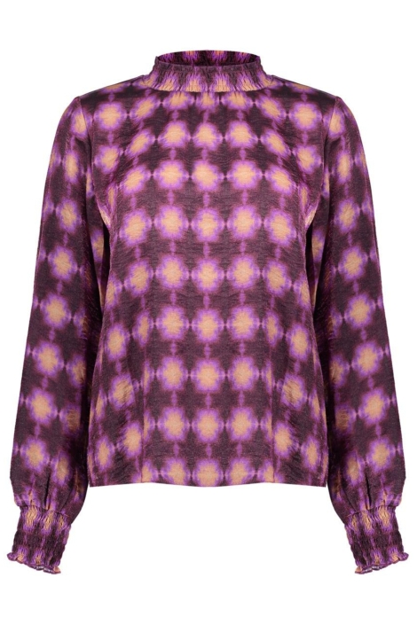 Geisha paarse dames t-shirt | Vooraanzicht