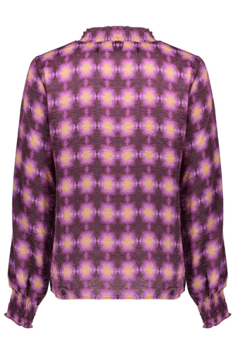 Geisha paarse dames t-shirt | Achteraanzicht