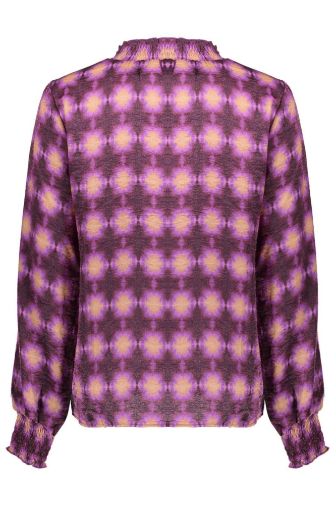 Geisha paarse dames t-shirt | Achteraanzicht