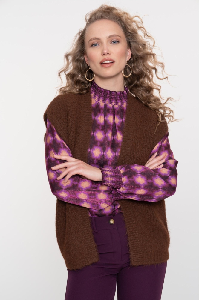 Geisha paarse dames t-shirt | Model