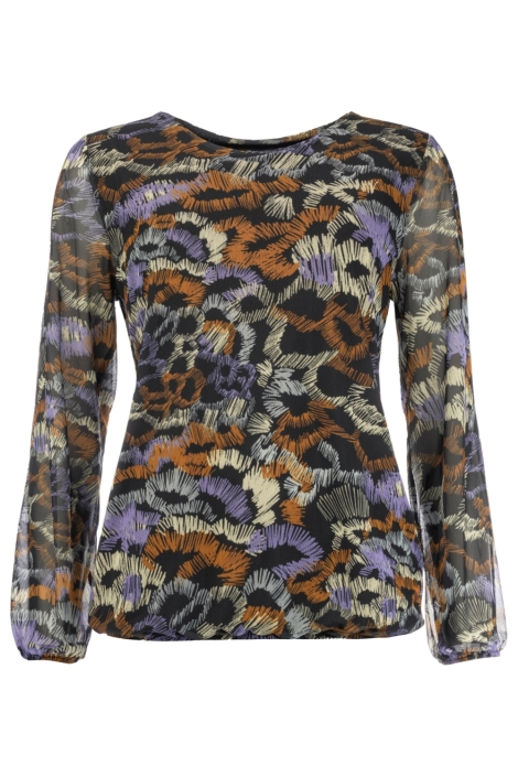 NED zwarte dames t-shirt | Vooraanzicht