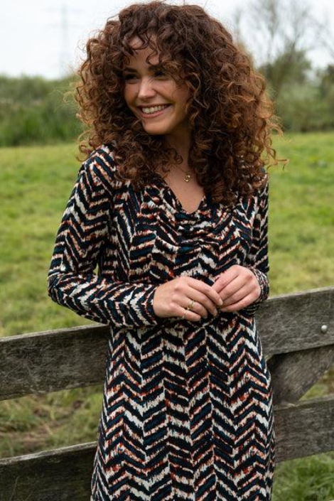 FOS Amsterdam groene dames t-shirt | Sfeerbeeld, In situatie