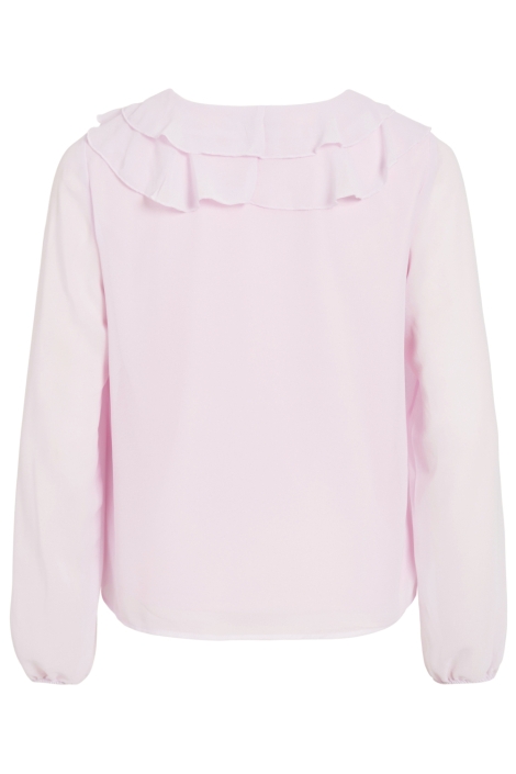 Vila roze dames blouse | Achteraanzicht