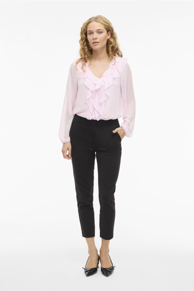 Vila roze dames blouse | Model