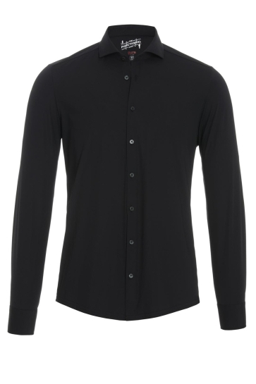 Pure H. Tico Overhemd FUNCTIONAL SHIRT SLIM 3387 21150 BLACK
