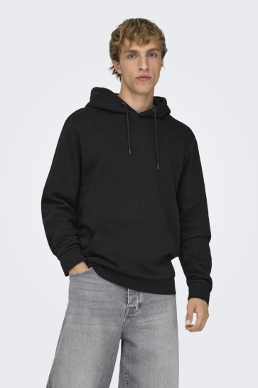 Only & Sons Trui ONSCERES HOODIE SWEAT NOOS 22018685 Black