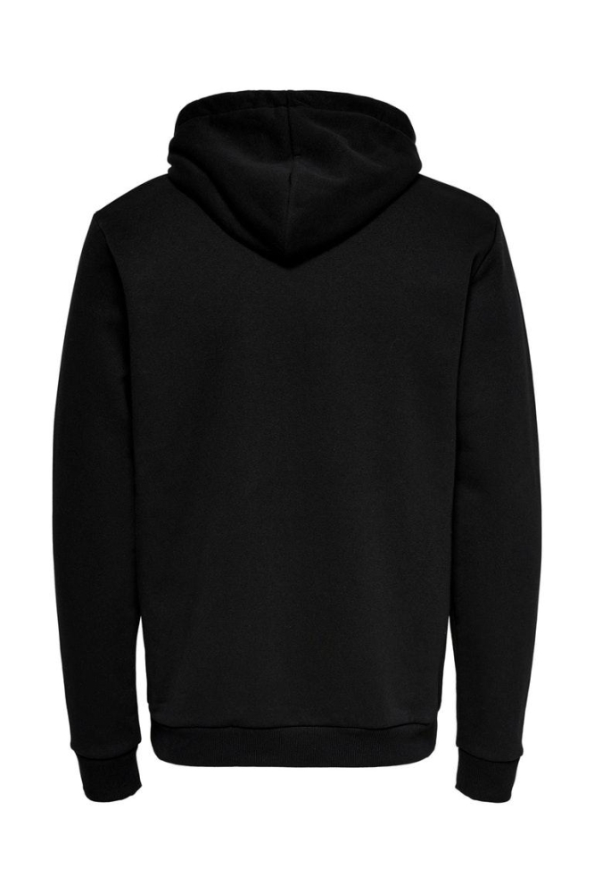 Only & Sons zwarte heren sweater | Achteraanzicht
