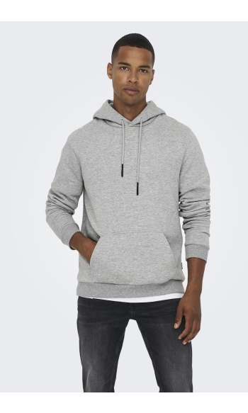 ONSCERES LIFE HOODIE SWEAT NOOS 22018685 Light Grey Melange