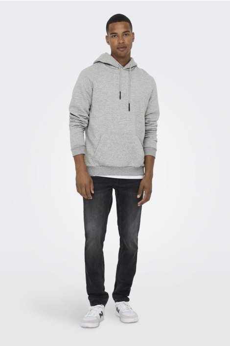 Only & Sons grijze heren sweater | Model