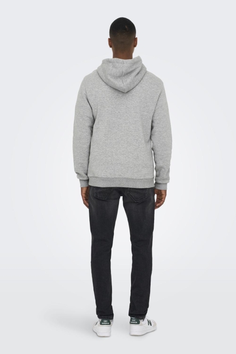 Only & Sons grijze heren sweater | Model