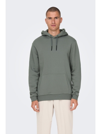 Only & Sons Trui ONSCERES LIFE HOODIE SWEAT NOOS 22018685 CASTOR GRAY