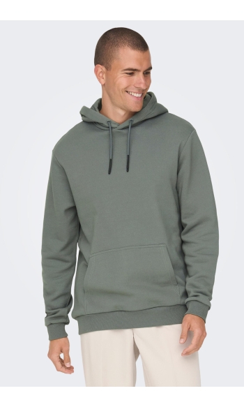 ONSCERES LIFE HOODIE SWEAT NOOS 22018685 CASTOR GRAY