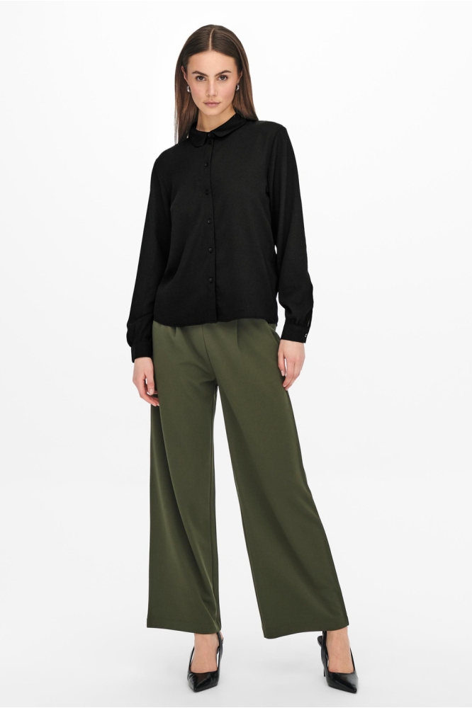 Jacqueline de Yong zwarte dames t-shirt | Model