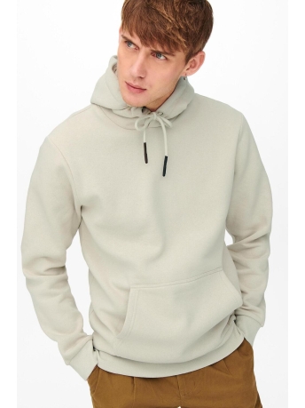 Only & Sons Trui ONSCERES LIFE HOODIE SWEAT NOOS 22018685 Pelican