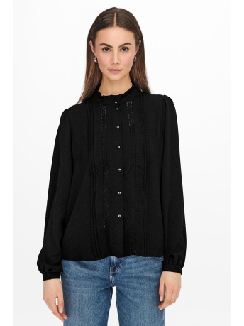 Jacqueline de Yong Blouse JDYELLIS L/S LACE SHIRT WVN 15251994 BLACK