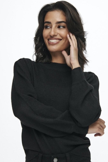 Jacqueline de Yong JDYRUE L/S PULLOVER KNT NOOS 15216638 Black