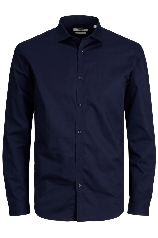 Jack & Jones blauwe heren overhemd | Vooraanzicht