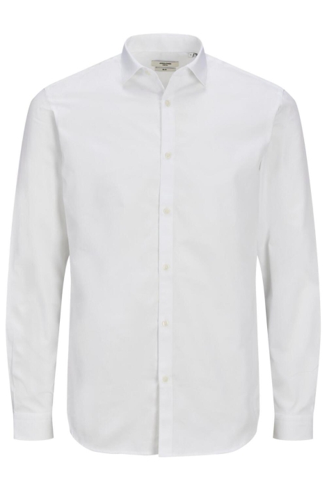 Jack & Jones witte heren overhemd | Vooraanzicht
