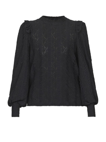 SisterS point Blouse EINA LS BLACK