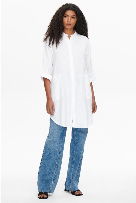 Jacqueline de Yong jdytheis 3/4 oversized shirt wvn