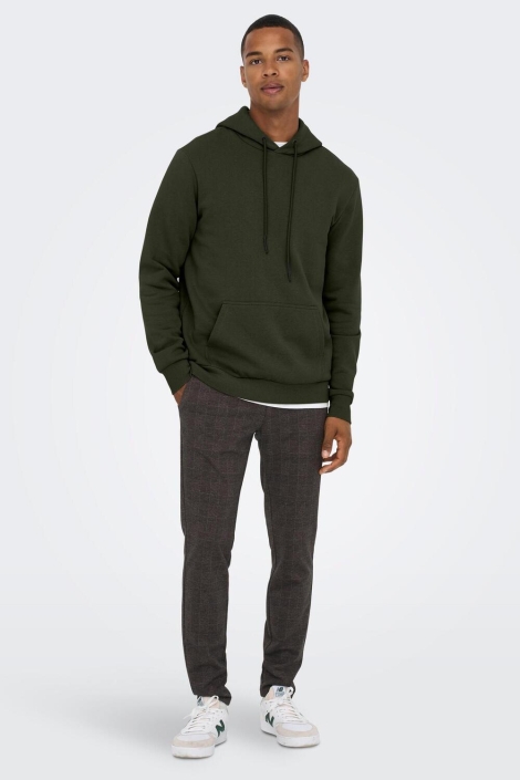 Only & Sons groene heren sweater | Model