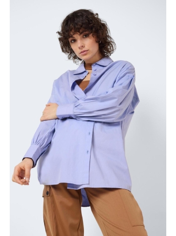 Noisy may Blouse NMLOONE L/S OVERSIZE SHIRT WVN 27023302 JACARANDA