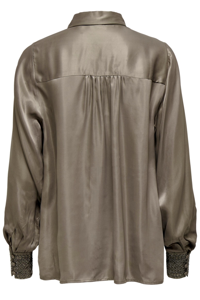 LSULAURA L/S EMBELLISHMENT SHIRT WV 15276547 BRINDLE
