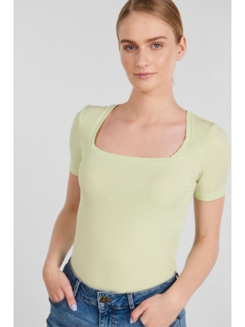Pieces T-shirt PCVAL SS TOP BC 17123791 GLEAM