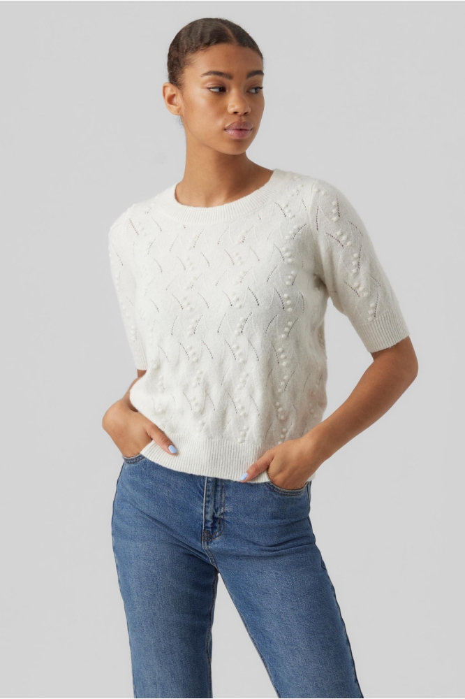 VMDITTO 2/4 O-NECK PULLOVER GA BOO 10277820 Birch