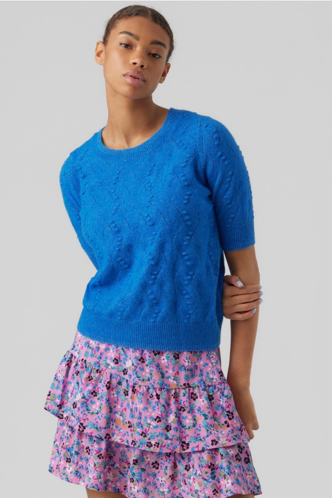 VMDITTO 2/4 O-NECK PULLOVER GA BOO 10277820 Skydiver