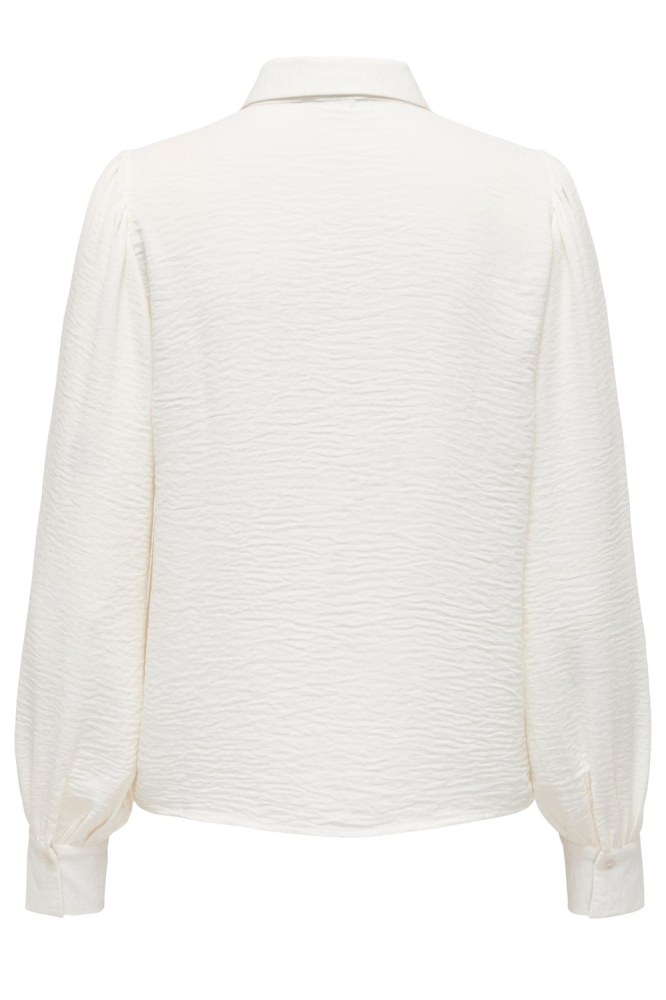 Jacqueline de Yong beige dames blouse | Achteraanzicht
