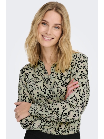 Jacqueline de Yong Blouse JDYBROOKE L/S  SHIRT WVN NOOS 15242870 CHINOIS GREEN