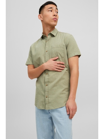 Jack & Jones Overhemd JORABEL SHIRT S/S SN 12235362 OIL GREEN