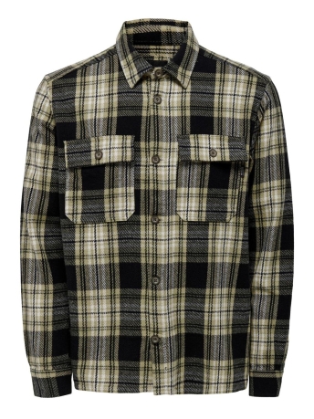 Only & Sons Overhemd ONSSCOTT LS CHECK FLANNEL OVERSHIRT 22019782 TWILL