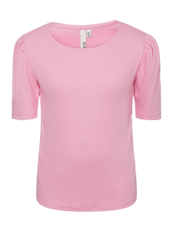 Pieces Kids T-shirt PKTANIA SS O-NECK PUFF TOP NOOS BC 17136158 Begonia Pink