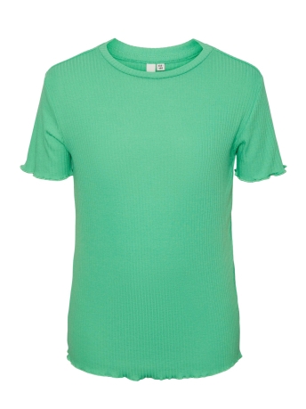 Pieces Kids T-shirt PKDORA SS O-NECK SOLID RIB TOP NOOS 17136152 Irish Green