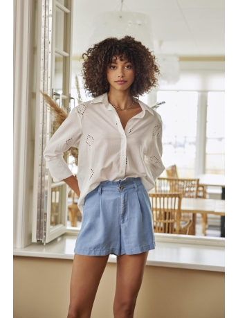Jacqueline de Yong Blouse JDYTALLIE 3/4 LONG SHIRT WVN 15292179 CLOUD DANCER