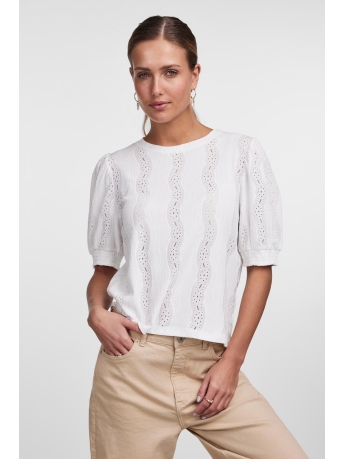 Pieces T-shirt PCLAYLA 2/4 TOP 17139919 Cloud Dancer