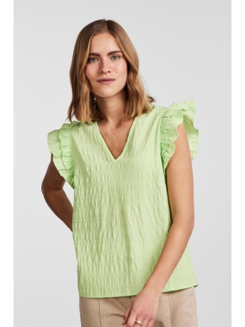 Pieces T-shirt PCLOUISE CAPSLEEVE TOP 17139339 PARADISE GREEN