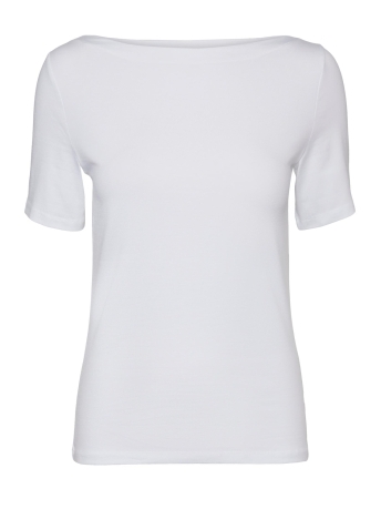 Vero Moda T-shirt VMPANDA MODAL S/S TOP NOOS 10231753 Bright White